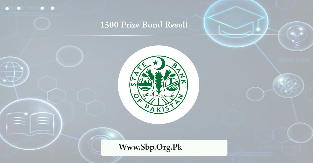 1500 prize bond result