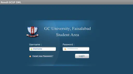 gcuf result portal