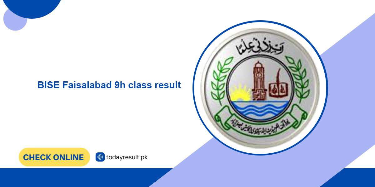 BISE FSD 9th Class Result 2024 Roll Number