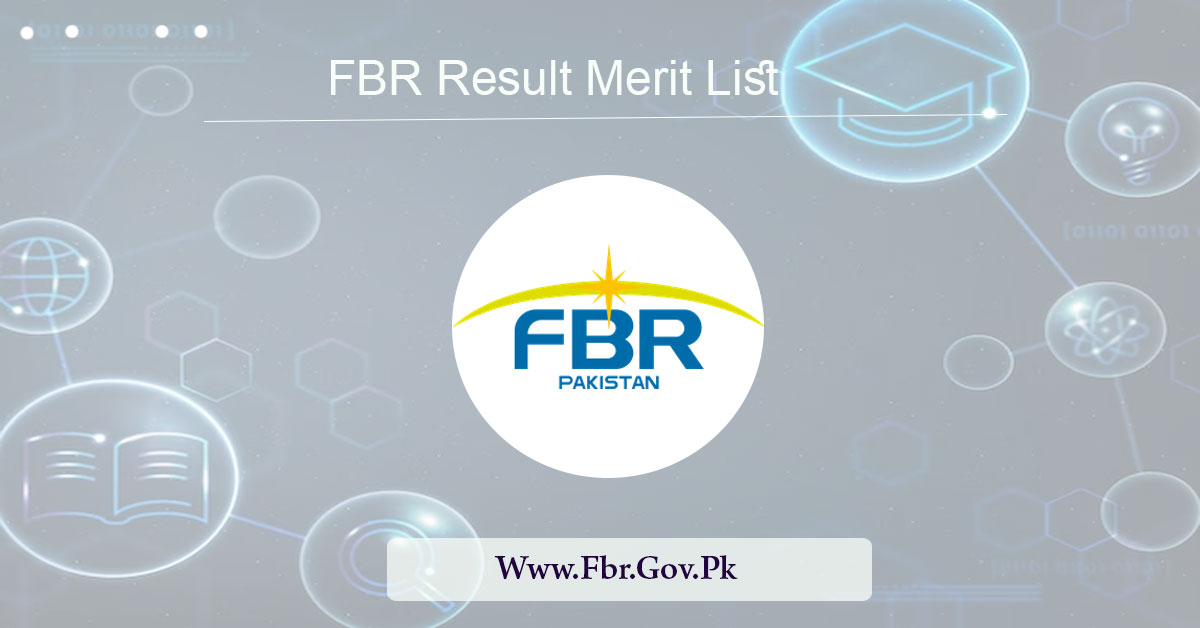 FBR result Merit List