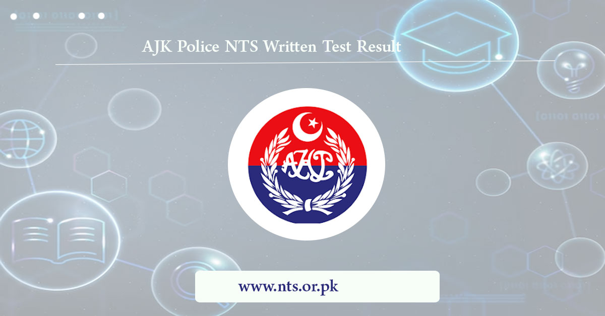 ajk police nts written test result