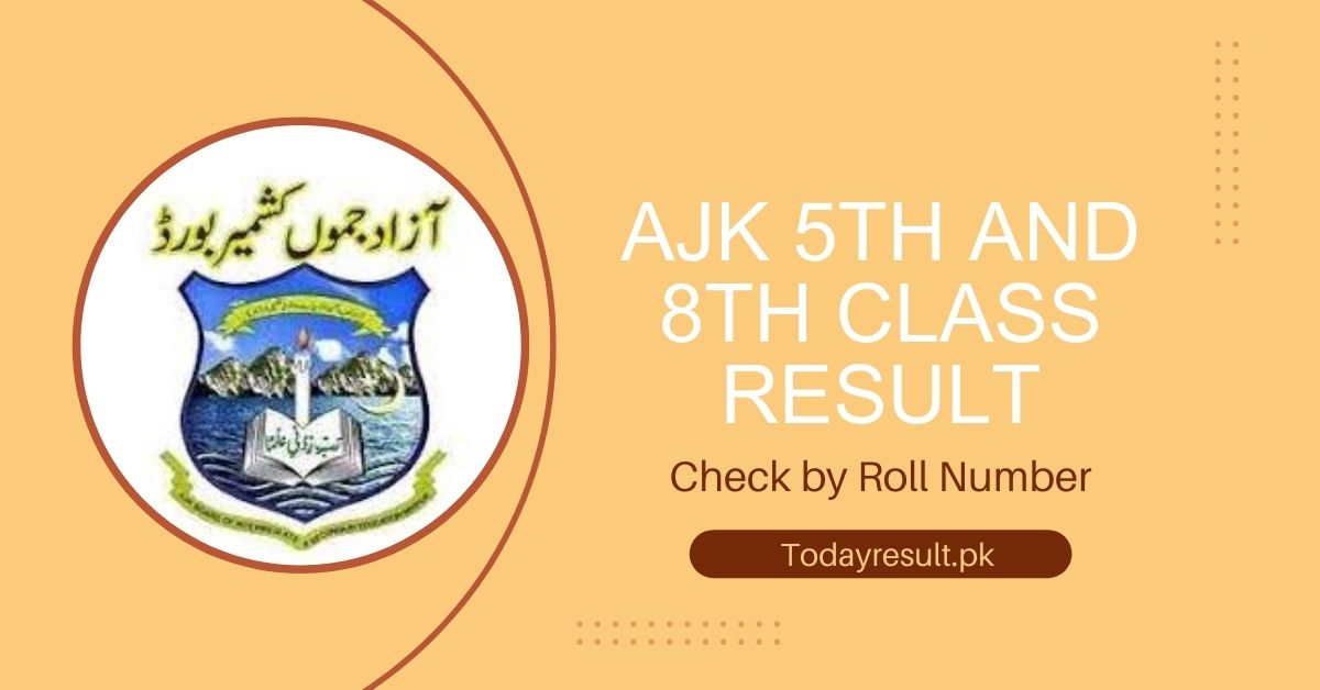 AJK 5th And 8th Class Result