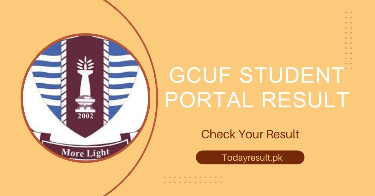 GCUF Student result portal