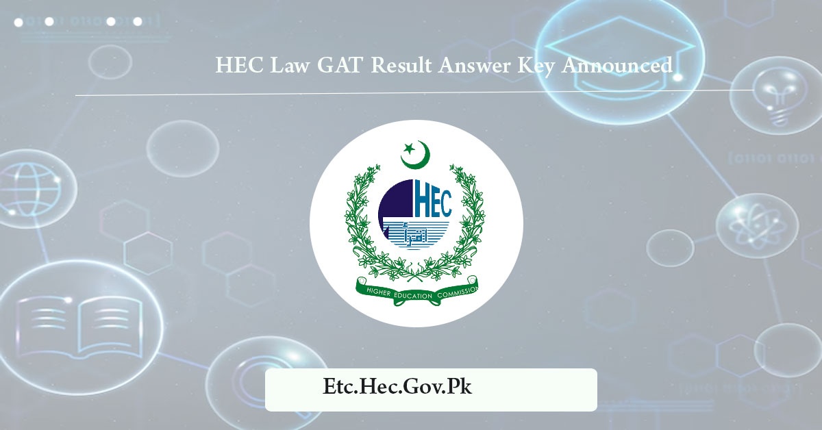 HEC Law GAT result answer key