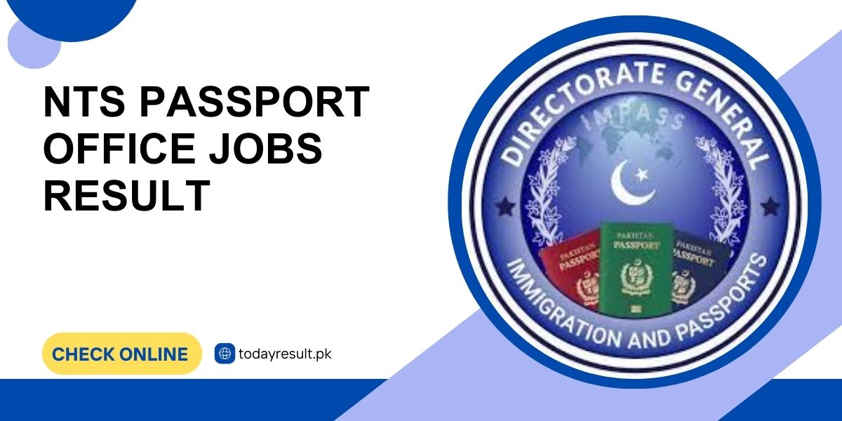 NTS Passport Office Jobs Result