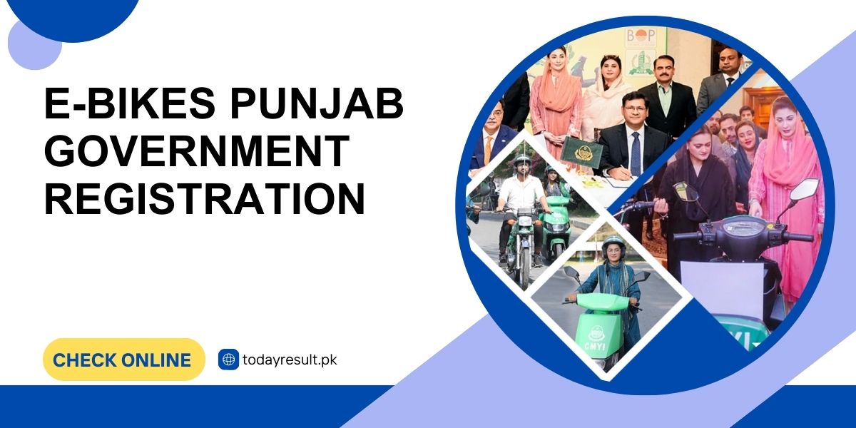 E Bikes Punjab Government Registration