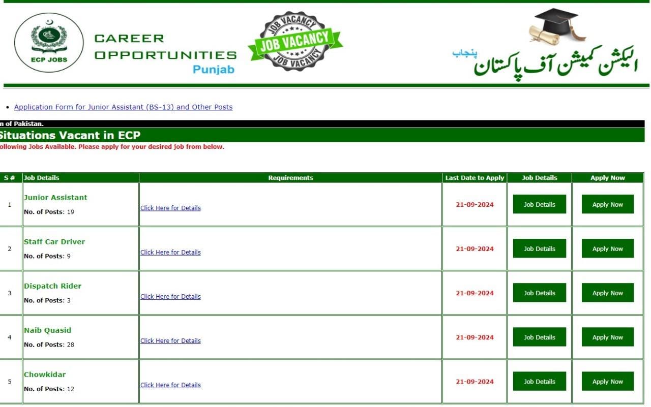 Ecp jobs