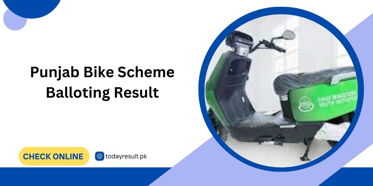 Punjab Bike Scheme Balloting Result