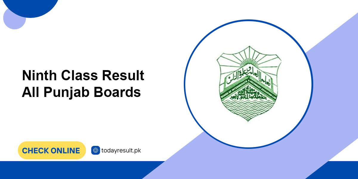 ninth class result 2024 All punjab boards