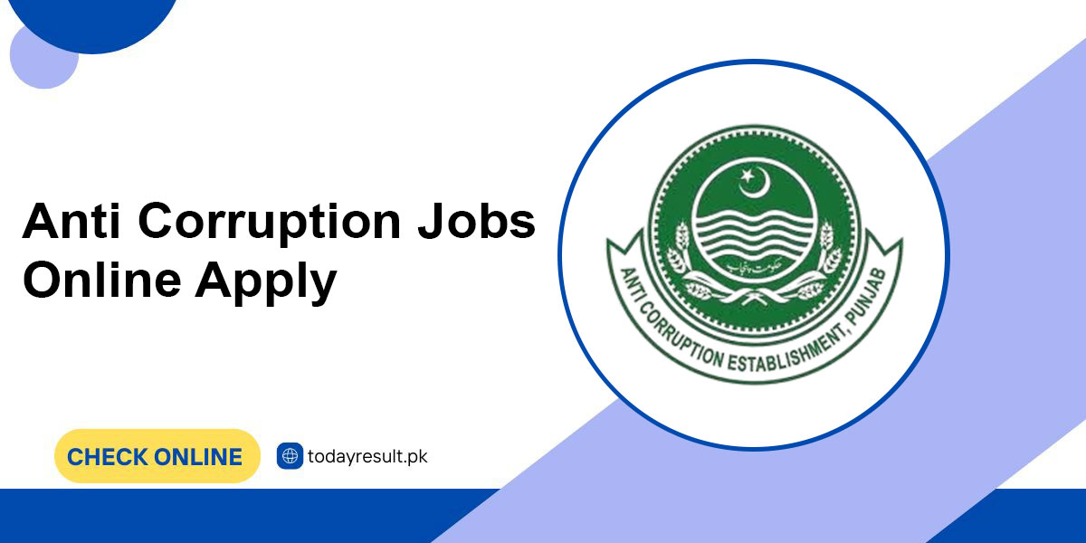 Anti Corruption Jobs Online Apply