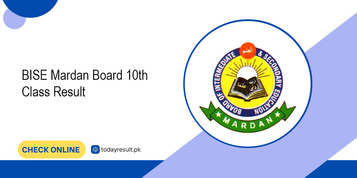 BISE Mardan Board 10th class result