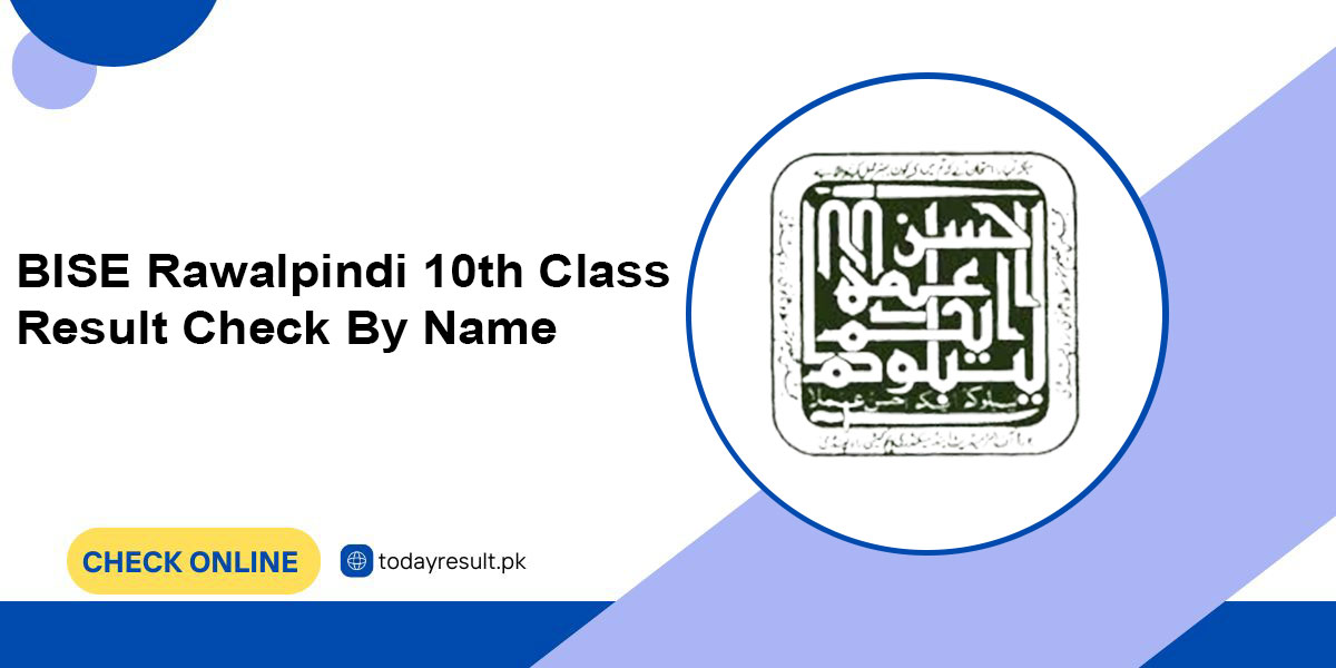 BISE Rawalpindi 10th Class Result Check By Name