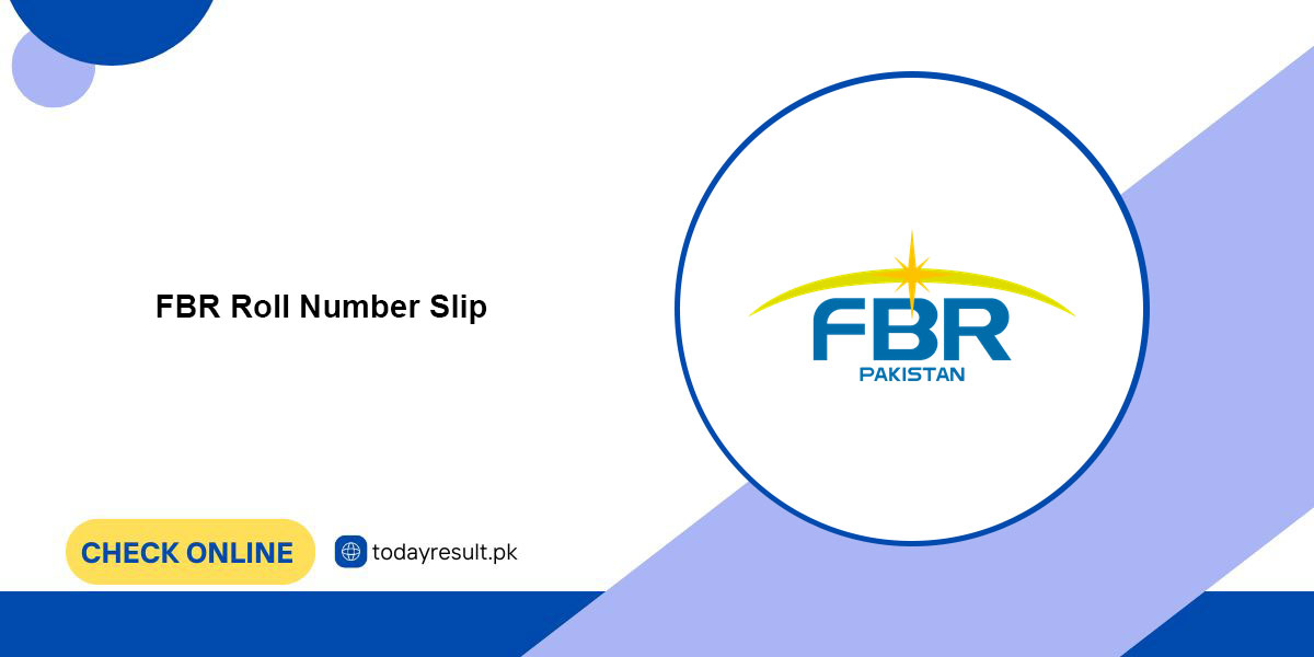 FBR Roll No Slip