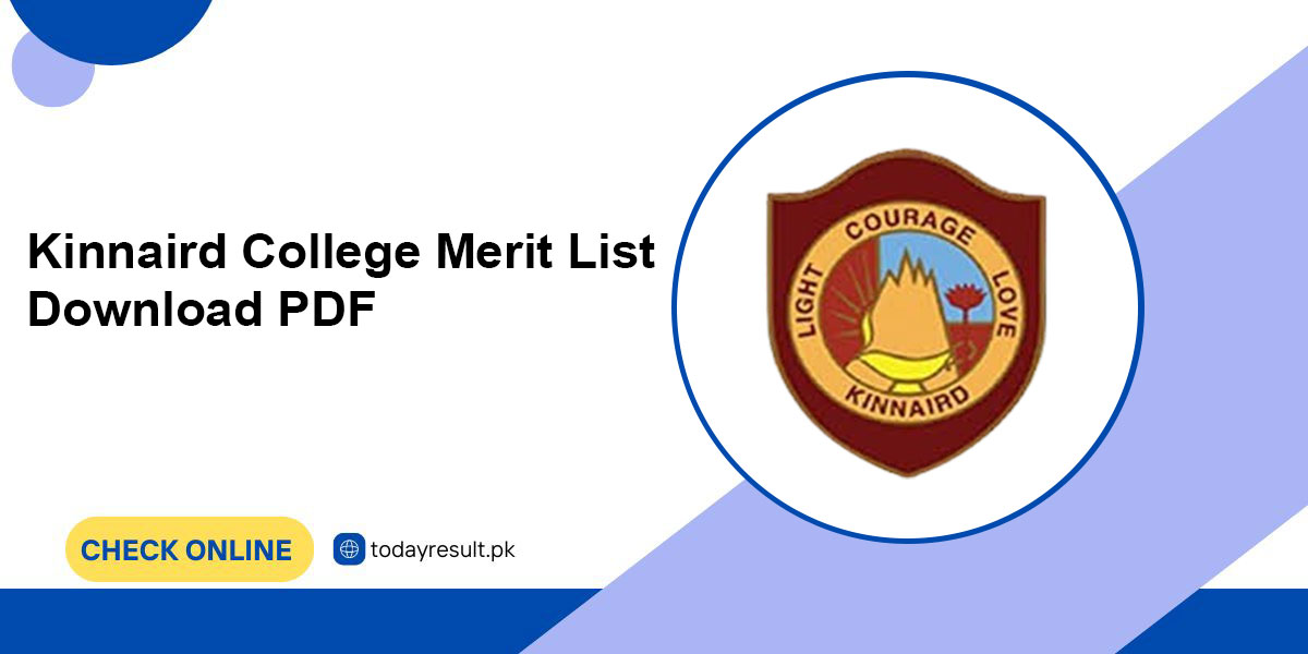 Kinnaird College Merit List Download PDF