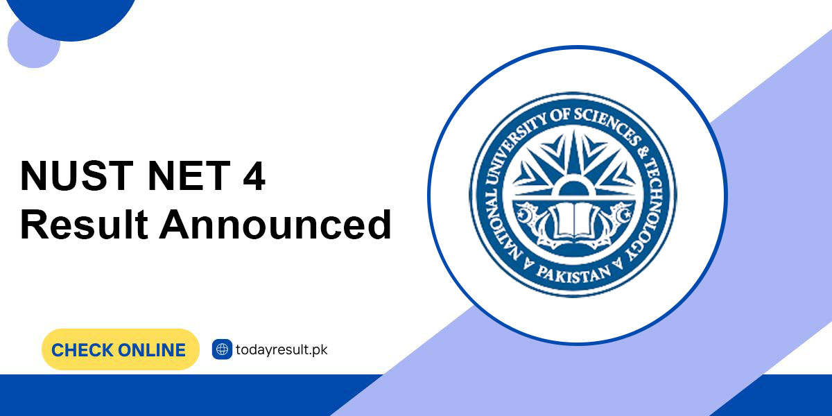 NUST NET 4 Result Announced