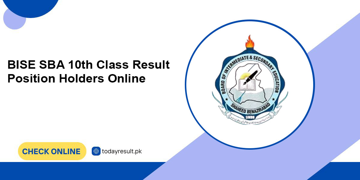 BISE SBA 10th Class Result Position Holders Online