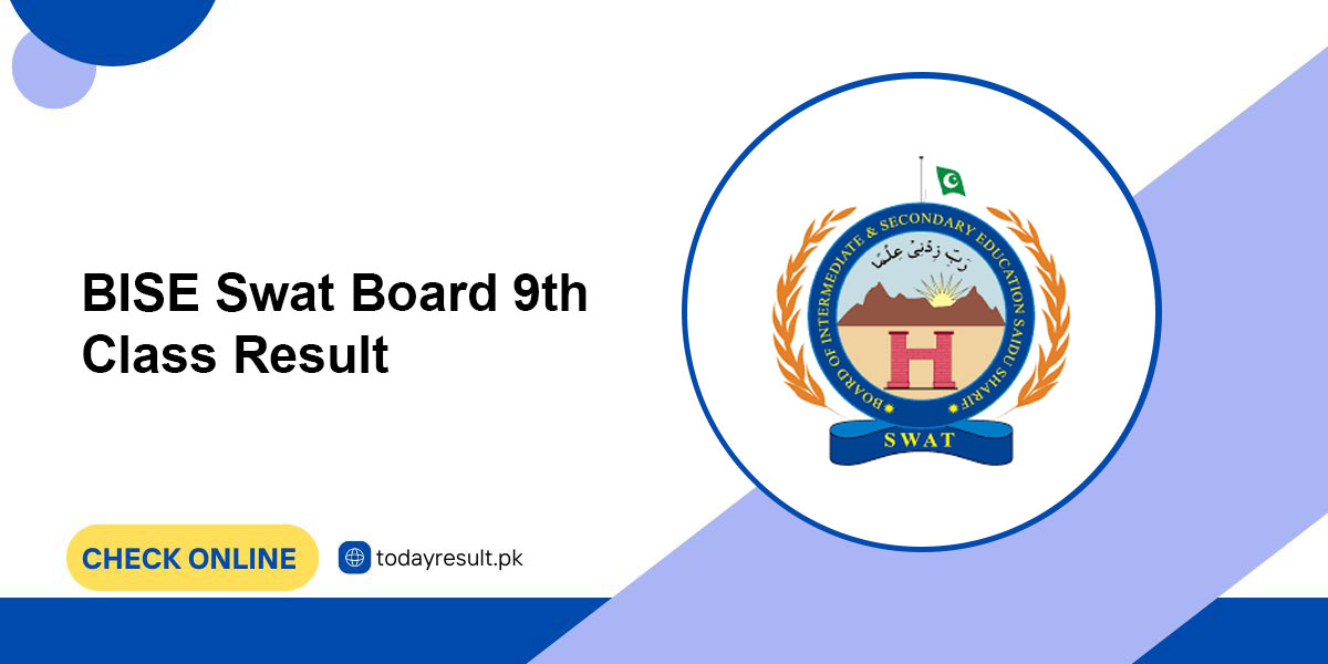 Swat Board 9th Class Result 2024 Announced by Roll No