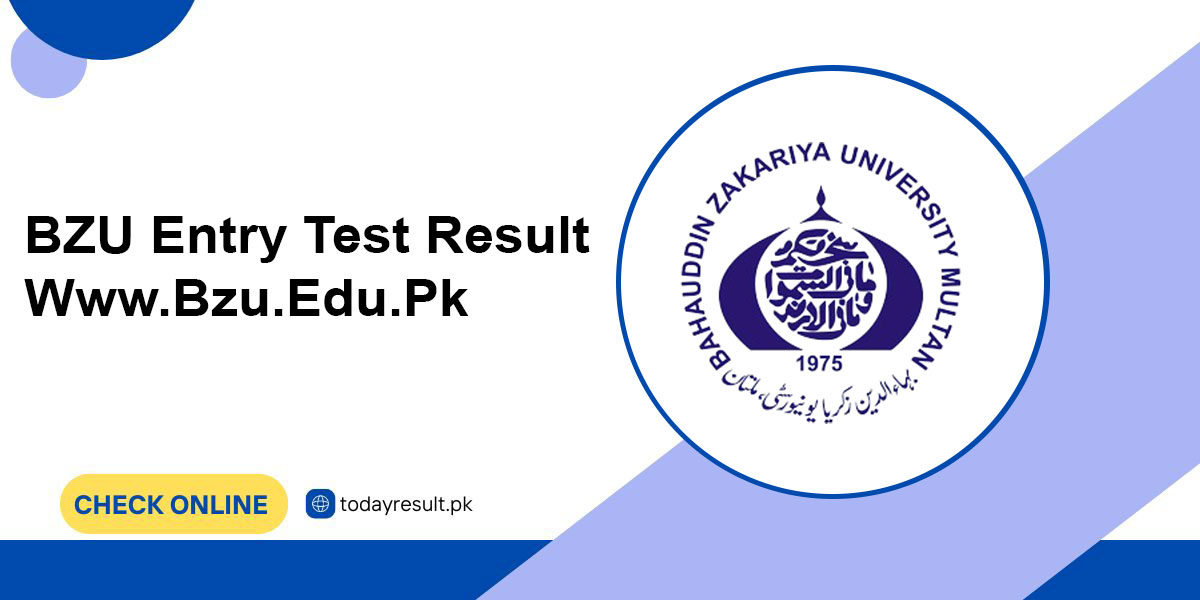 BZU Entry Test Result