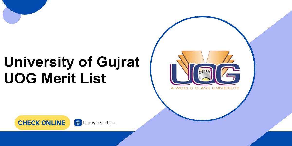 University of Gujrat UOG Merit List