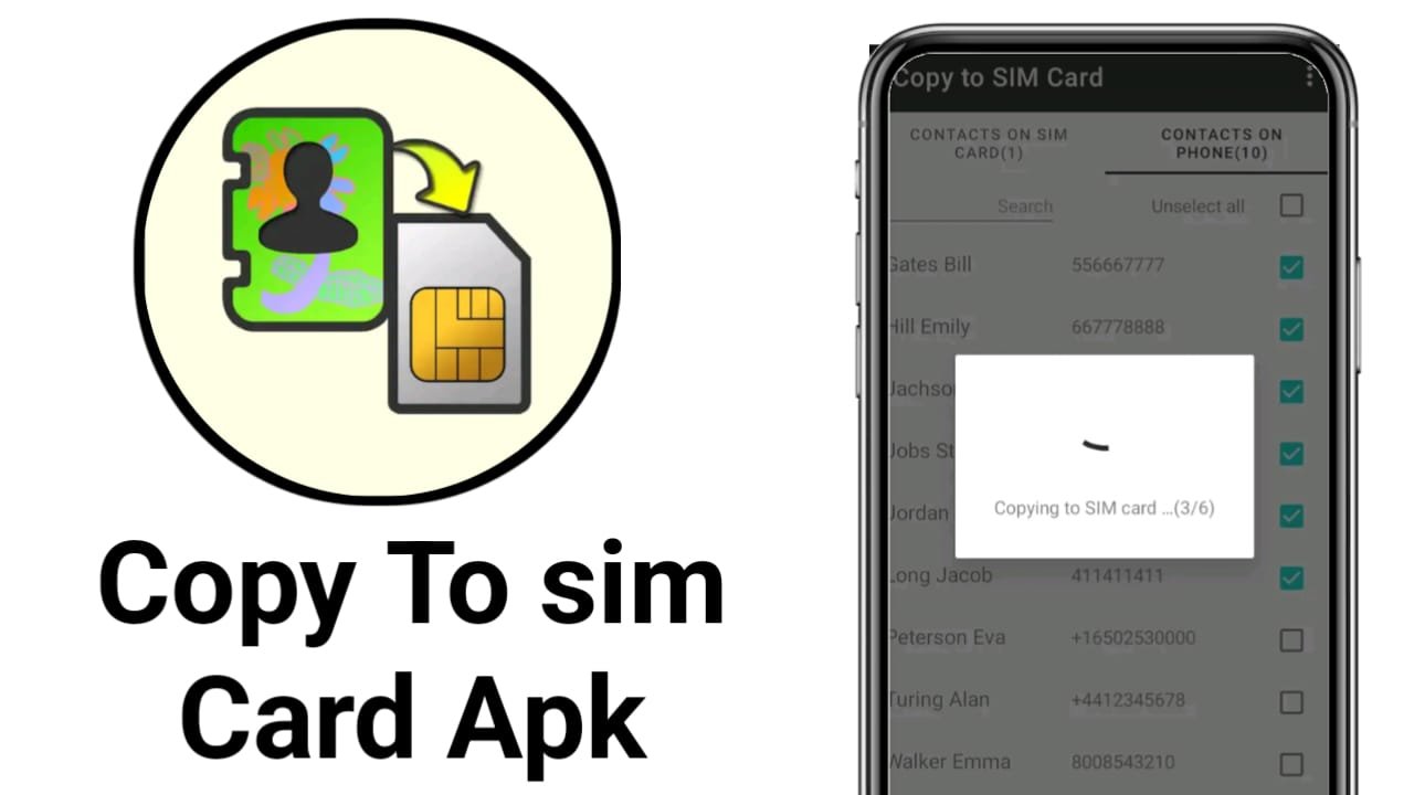 Copy to sim card apk